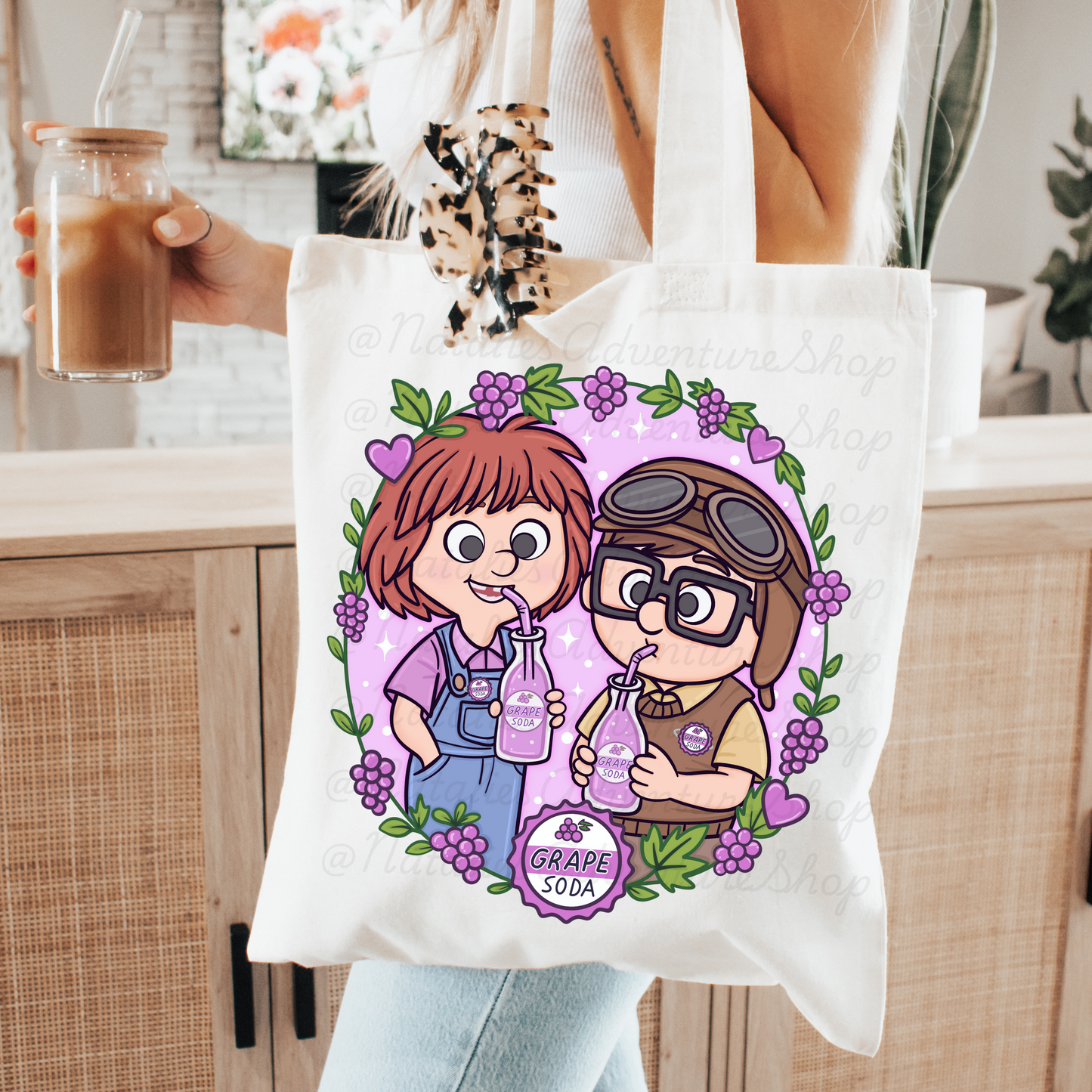 *Pre-Order*Grape Soda Club Canvas Tote Bag