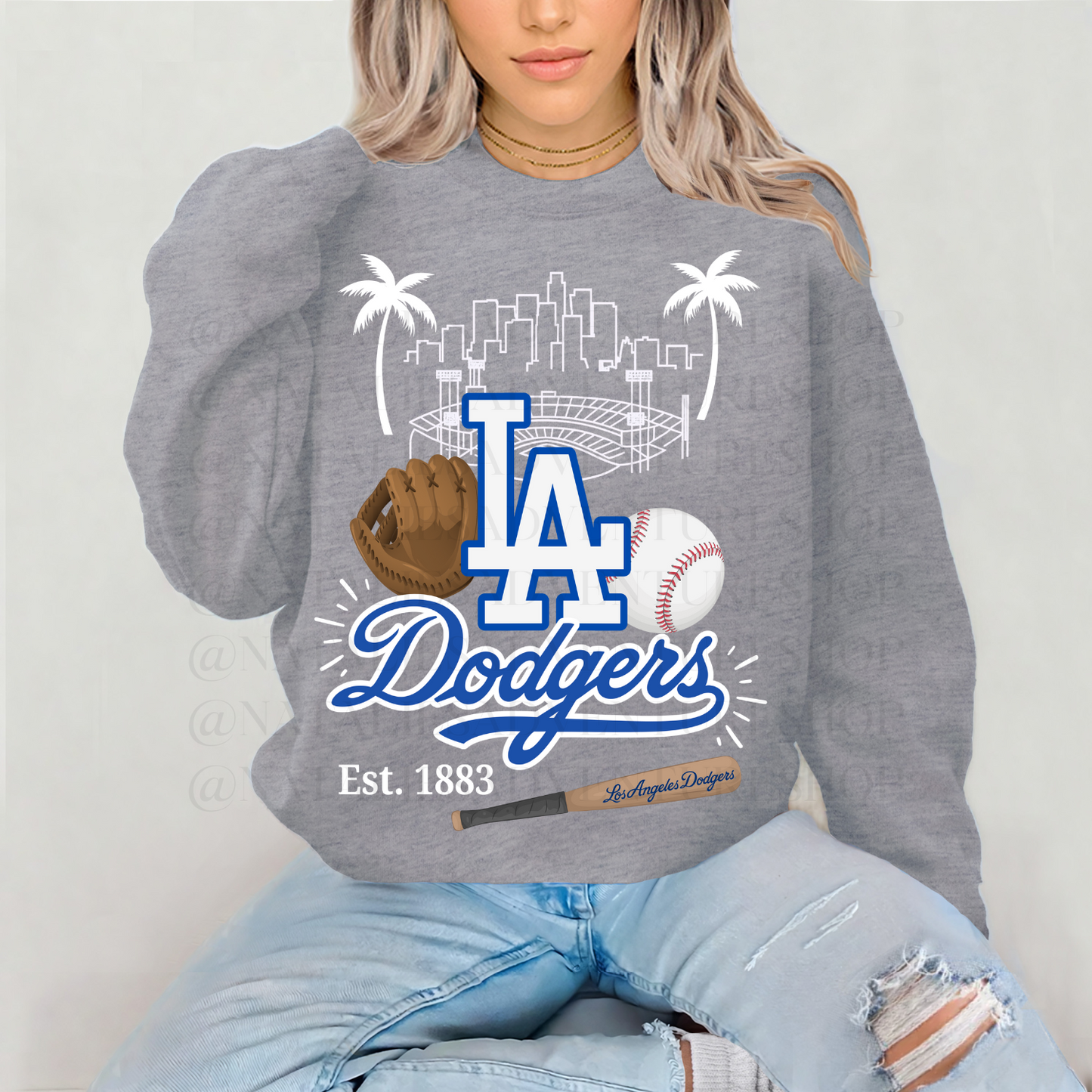*Pre-Order* LA Dodg Stadium Crewneck