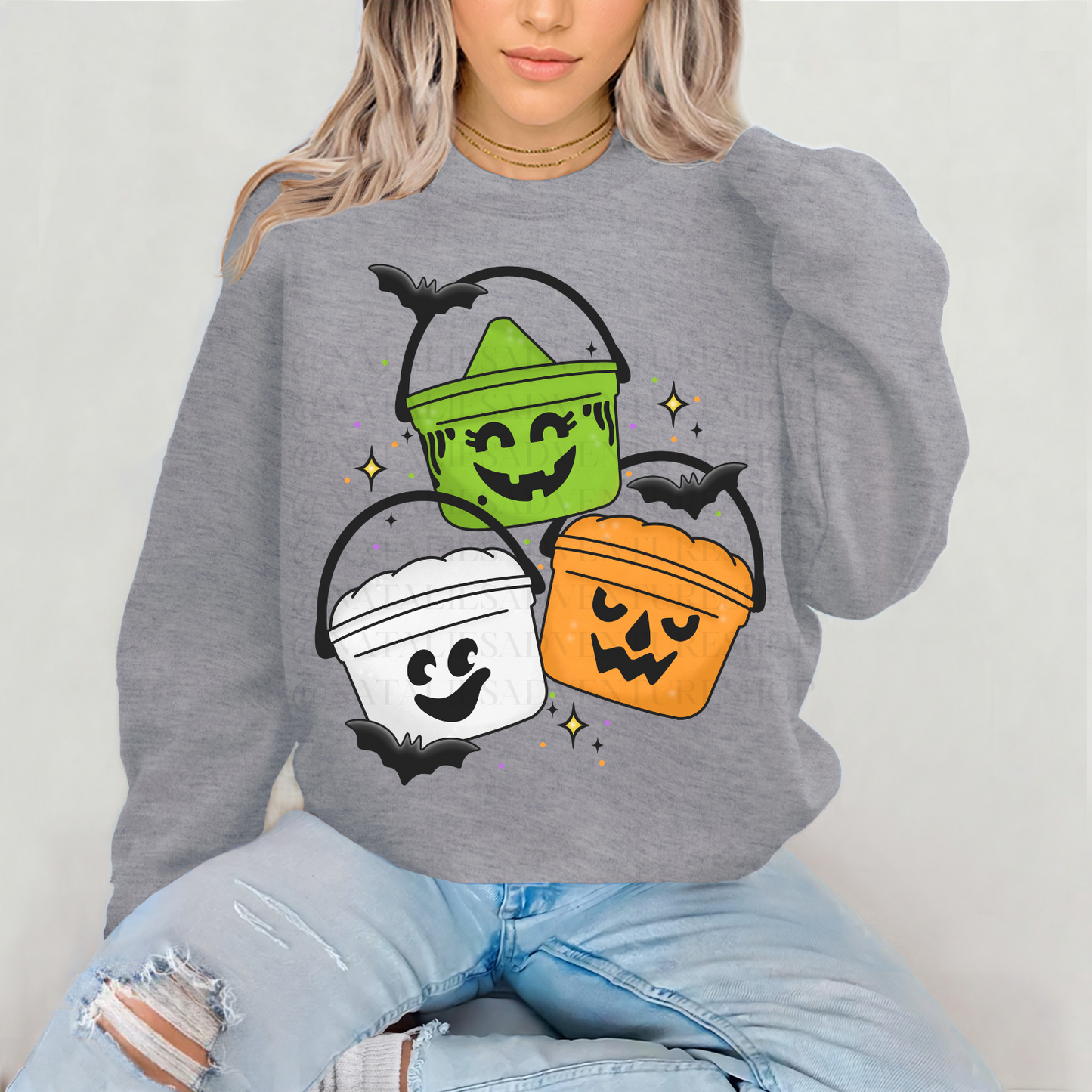 *Pre-Order* Halloween Buckets Crewneck
