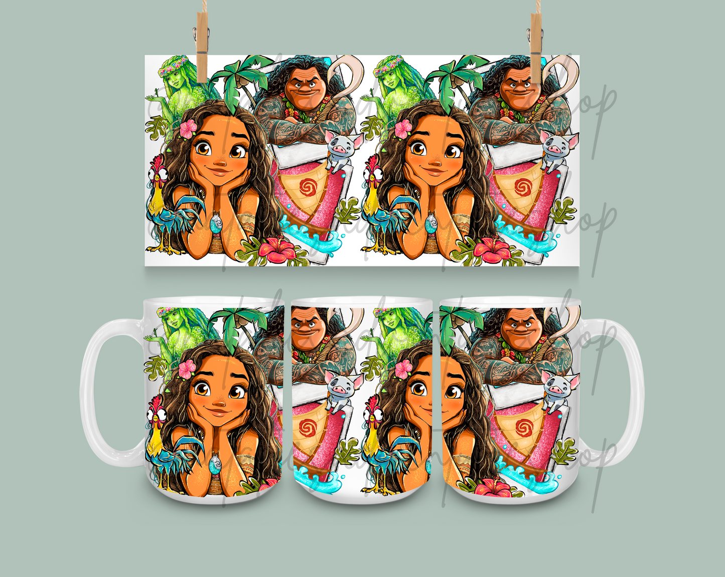 *PRE-ORDER* How Far I'll Go 15oz Ceramic Mug