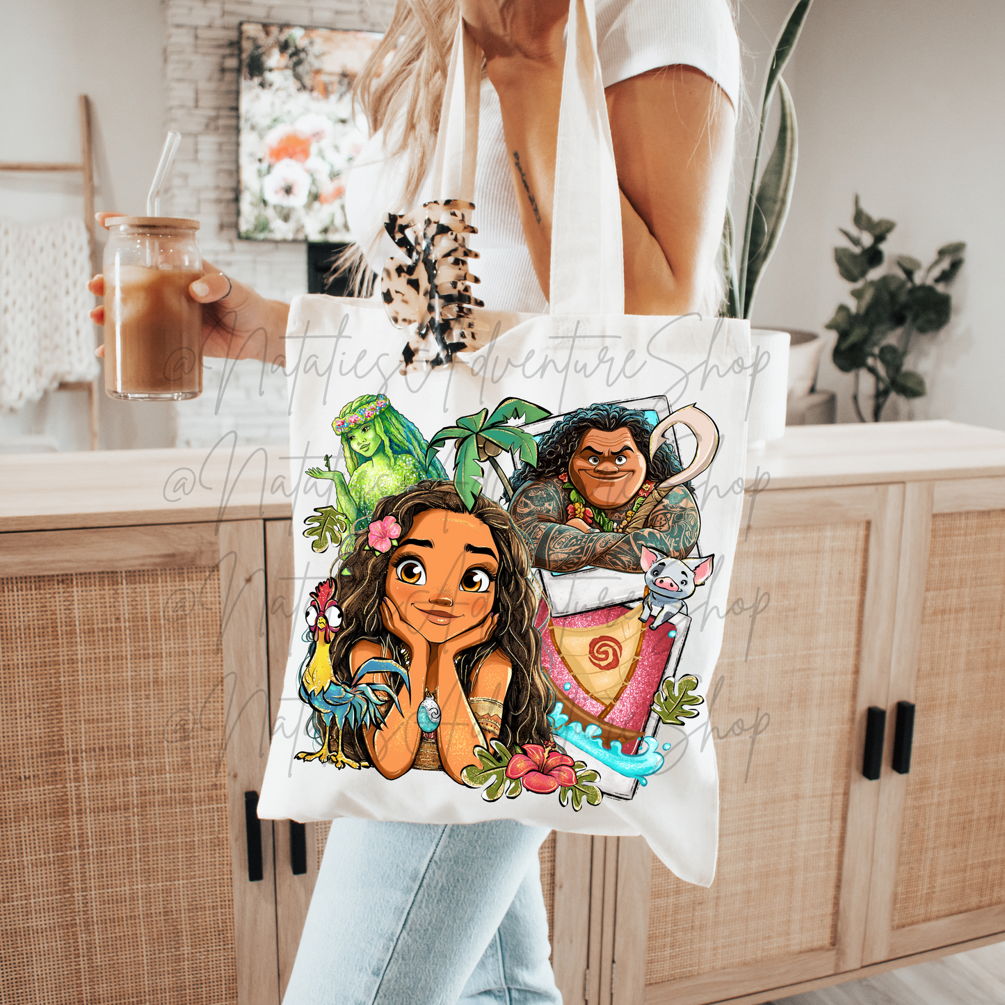 *Pre-Order* How Far I'll Go Canvas Tote Bag
