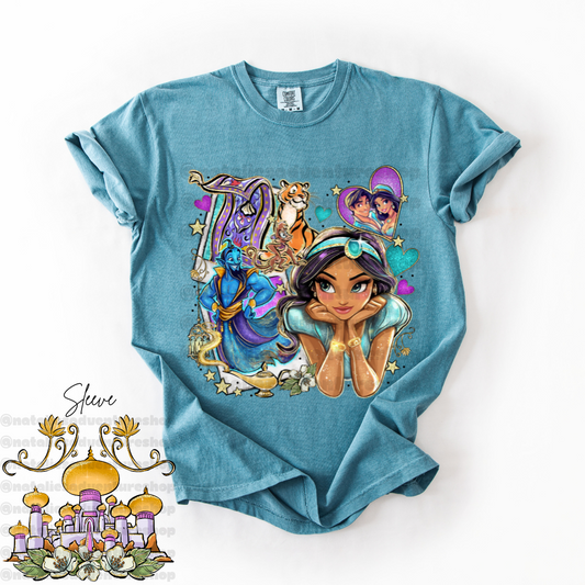 *Pre-Order* Arabian Princess Cartoon T-Shirt (Comfort Colors)
