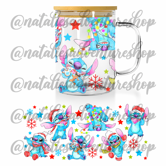 *Pre-Order* 626 Christmas 16oz Glass Mug