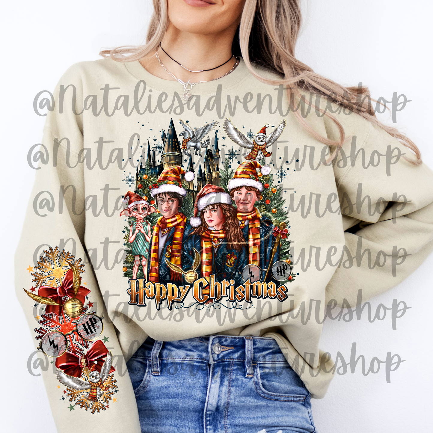 *Pre-Order* HP Wizard Happy Christmas Crewneck