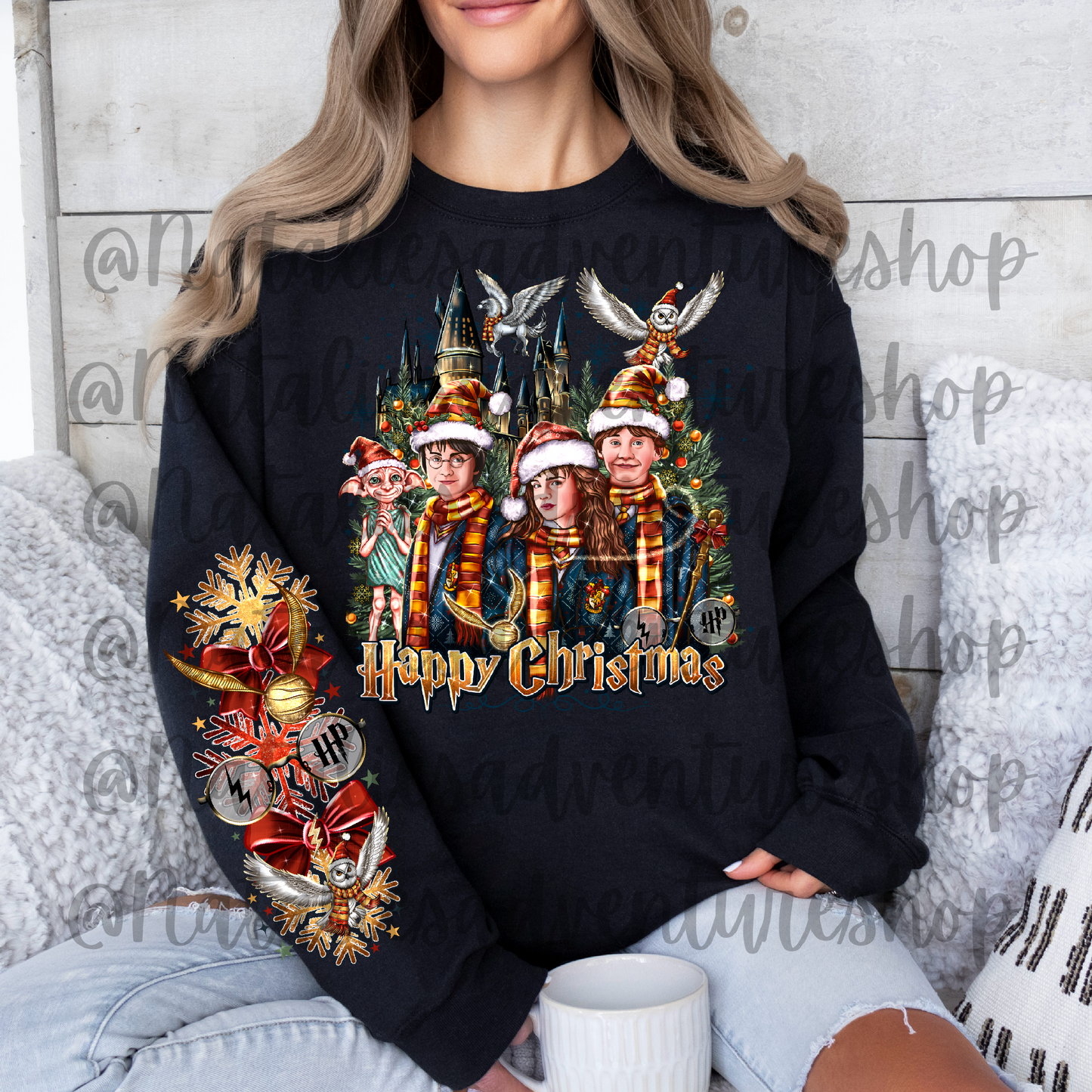 *Pre-Order* HP Wizard Happy Christmas Crewneck