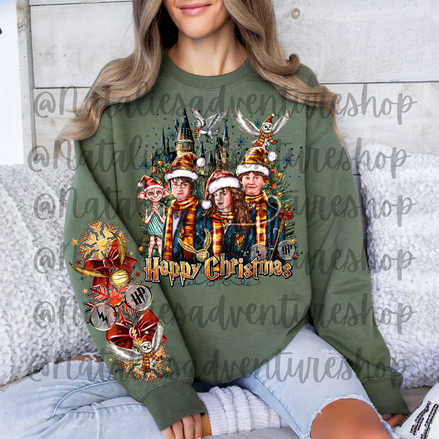 *Pre-Order* HP Wizard Happy Christmas Crewneck