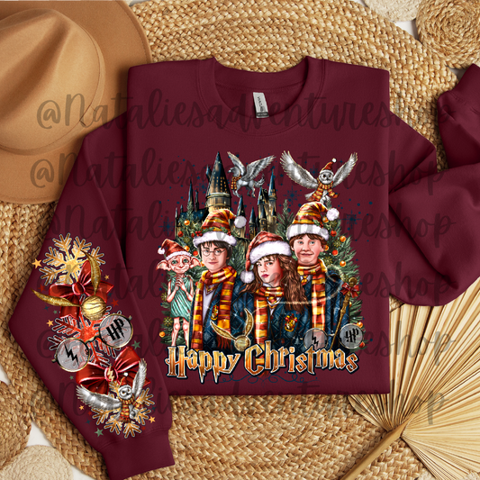 *Pre-Order* HP Wizard Happy Christmas Crewneck