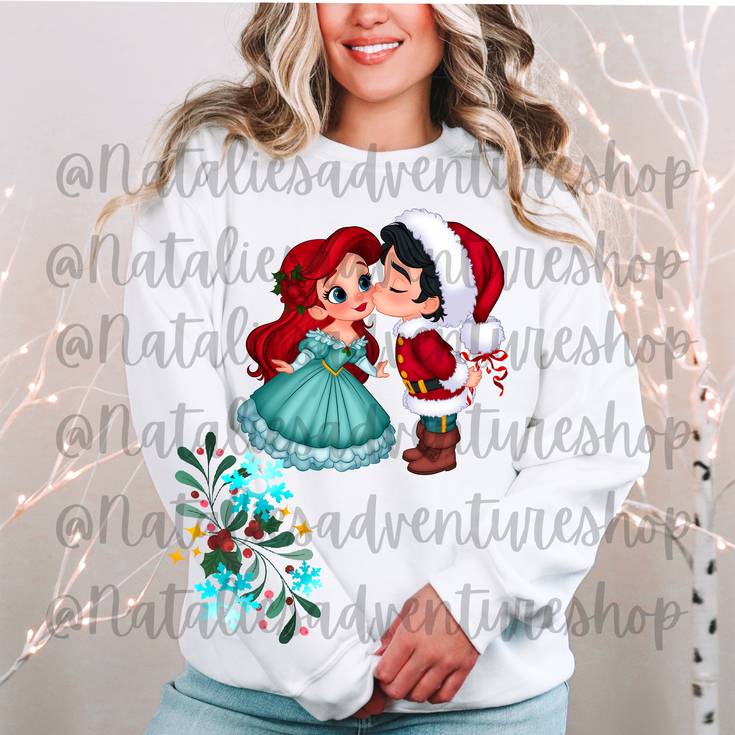 *Pre-Order* Princess Couple A + E Christmas Crewneck