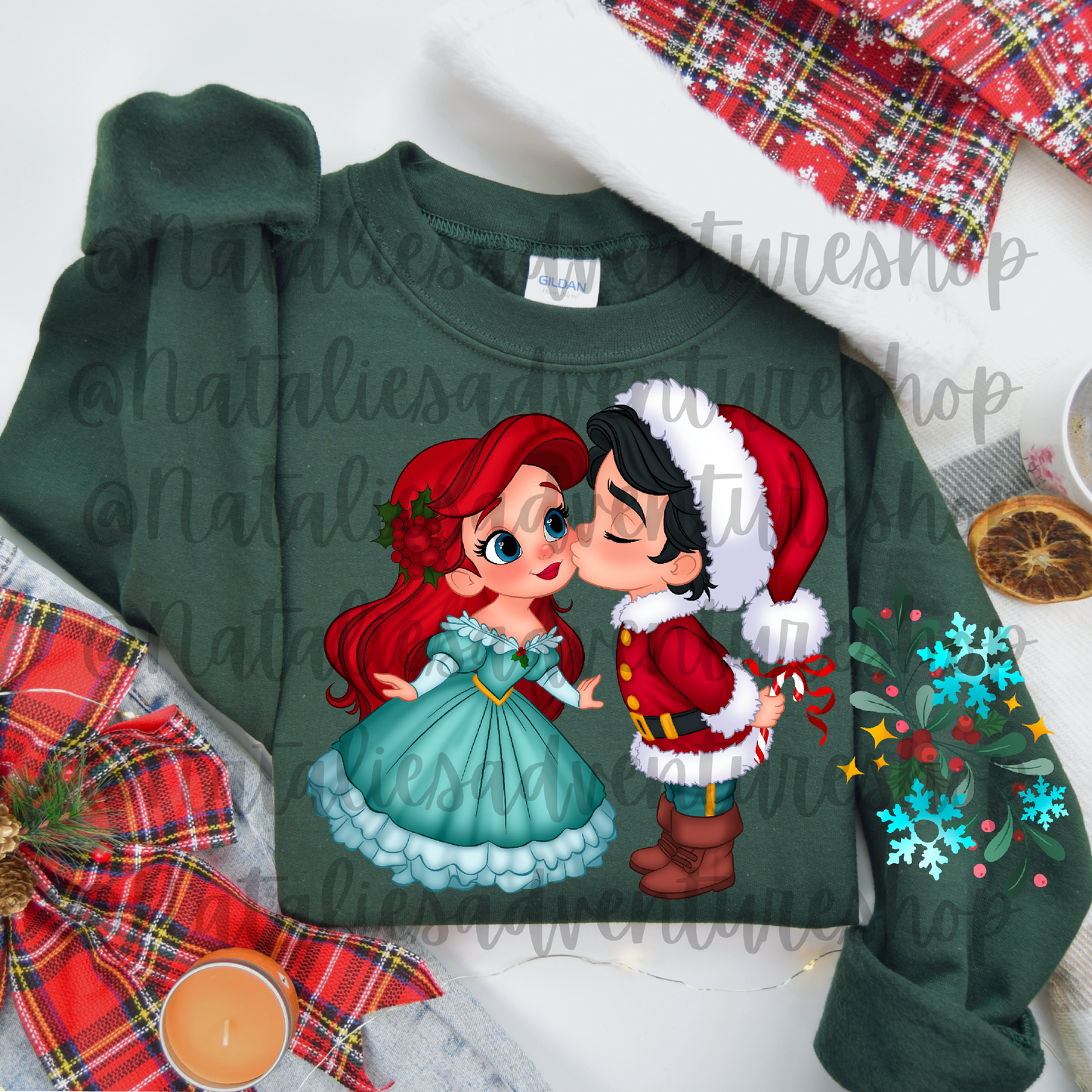 *Pre-Order* Princess Couple A + E Christmas Crewneck