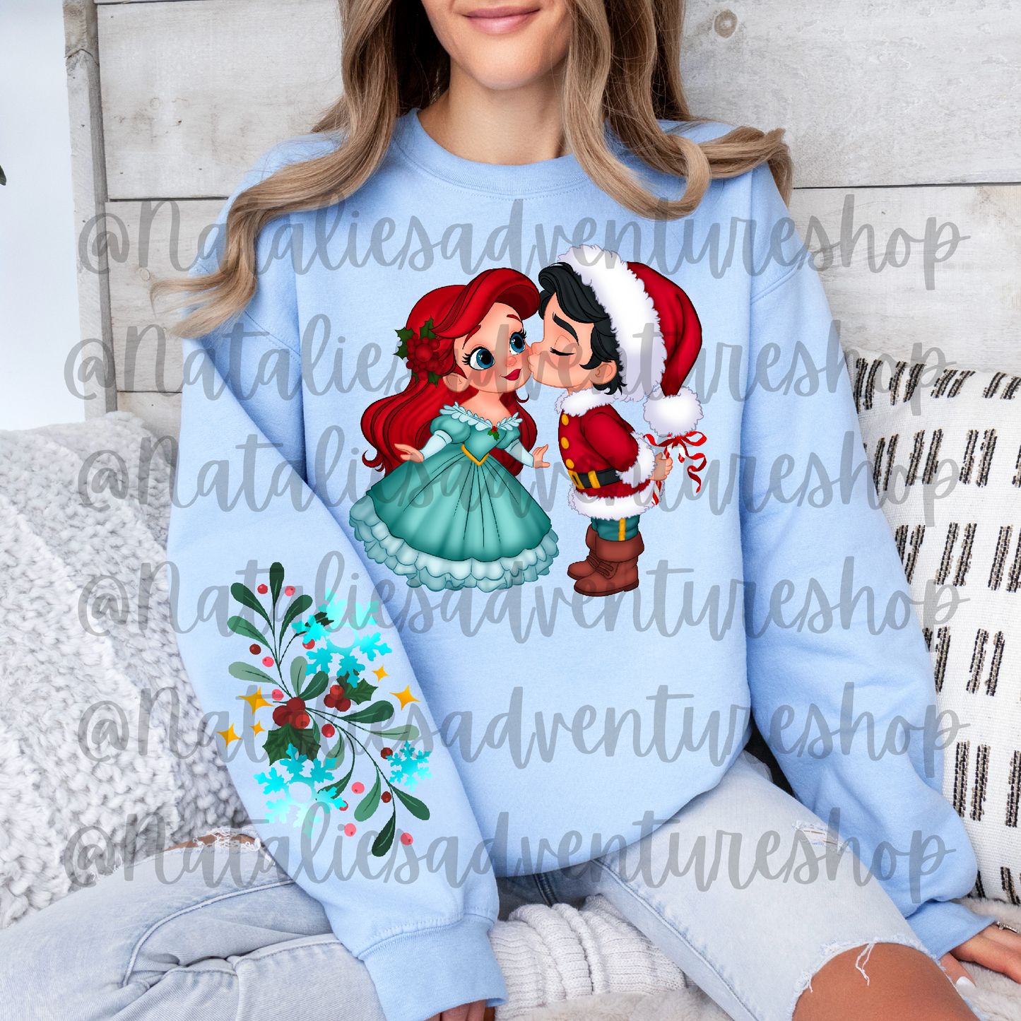 *Pre-Order* Princess Couple A + E Christmas Crewneck