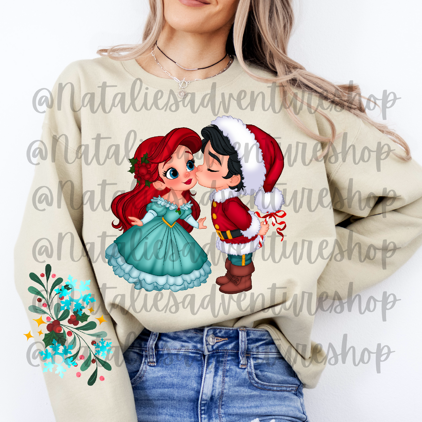 *Pre-Order* Princess Couple A + E Christmas Crewneck