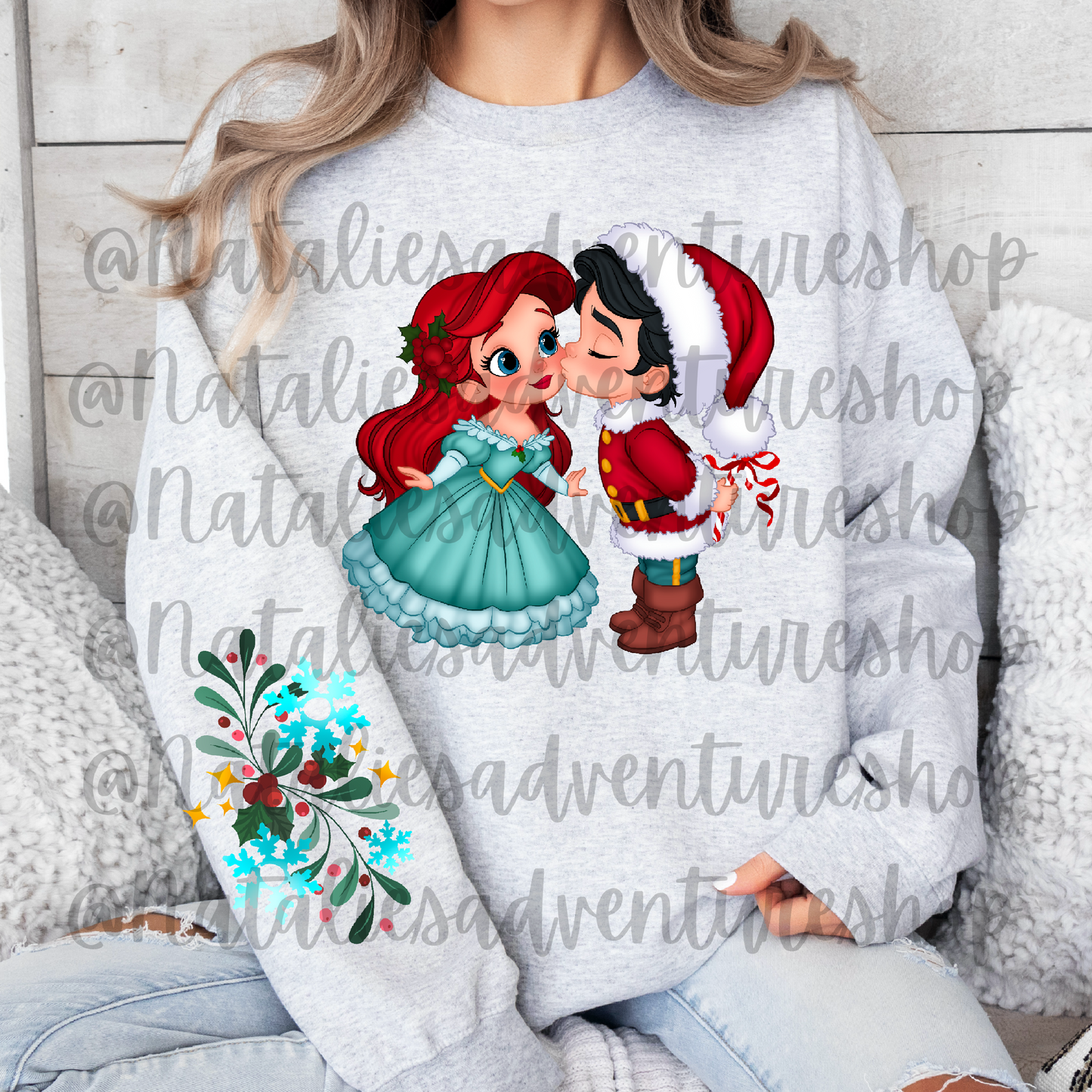 *Pre-Order* Princess Couple A + E Christmas Crewneck