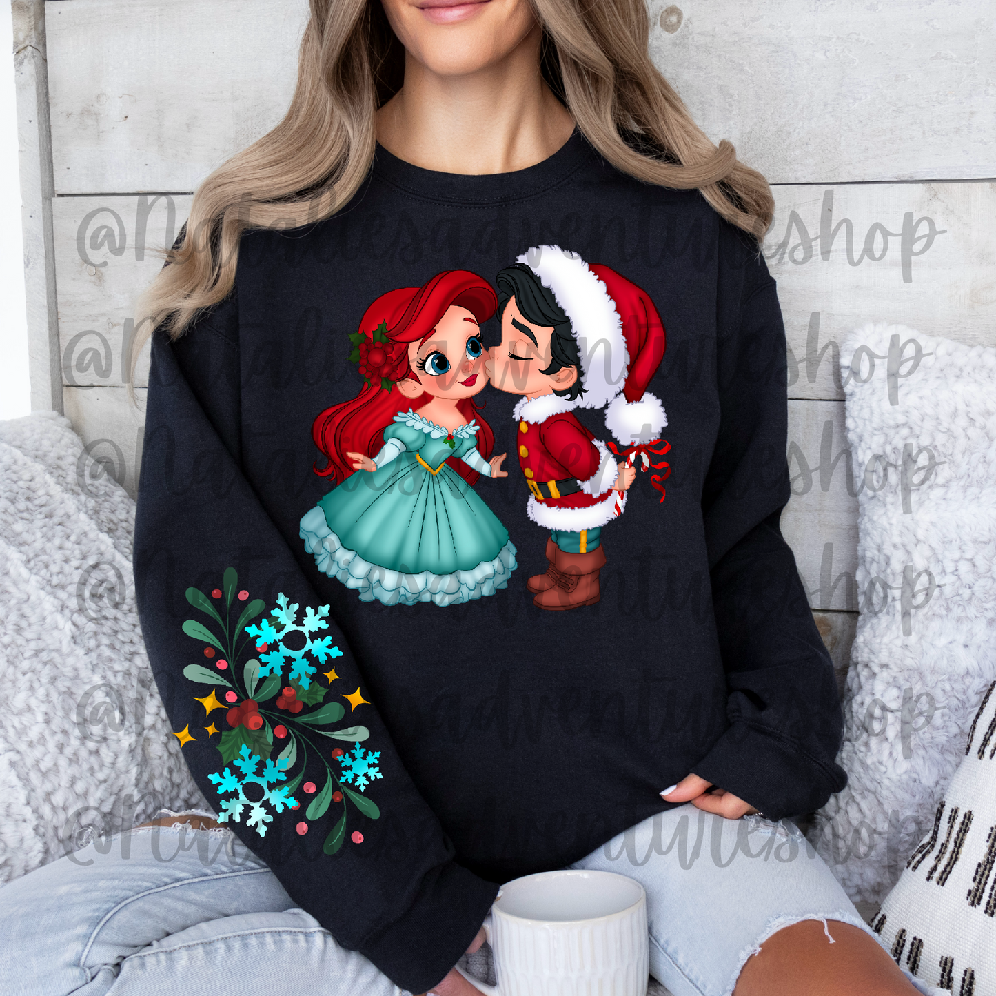 *Pre-Order* Princess Couple A + E Christmas Crewneck