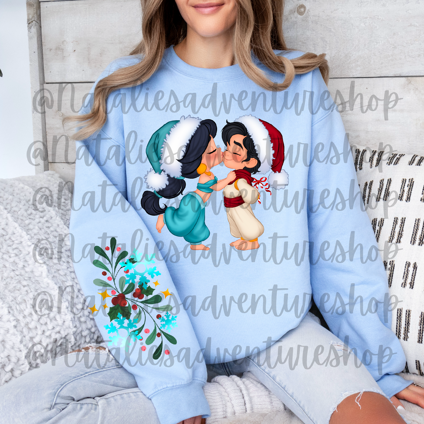 *Pre-Order* Princess Couple J + A Christmas Crewneck