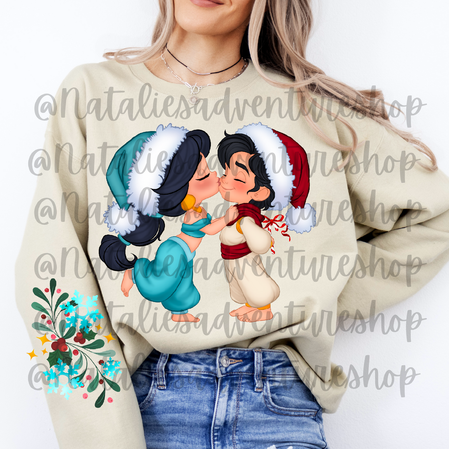 *Pre-Order* Princess Couple J + A Christmas Crewneck