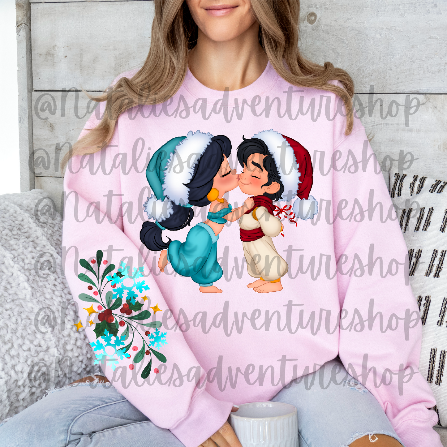 *Pre-Order* Princess Couple J + A Christmas Crewneck