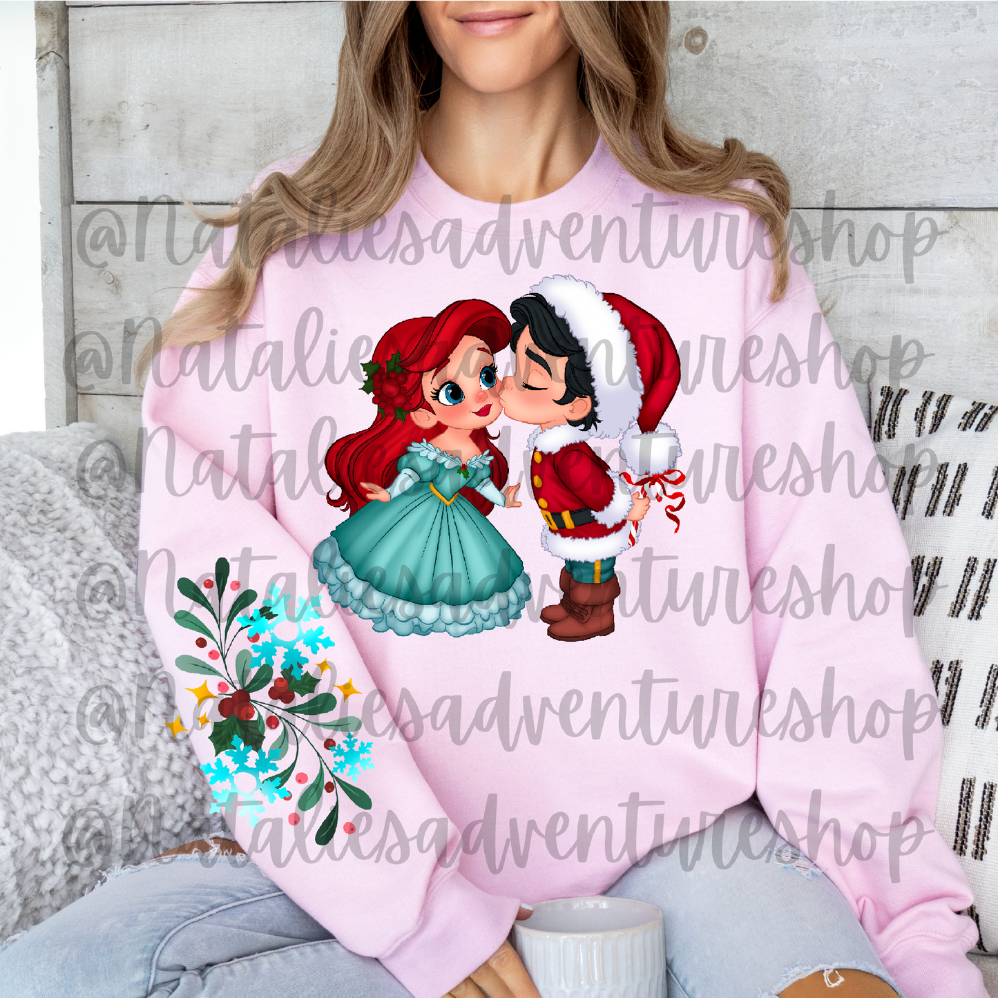 *Pre-Order* Princess Couple A + E Christmas Crewneck