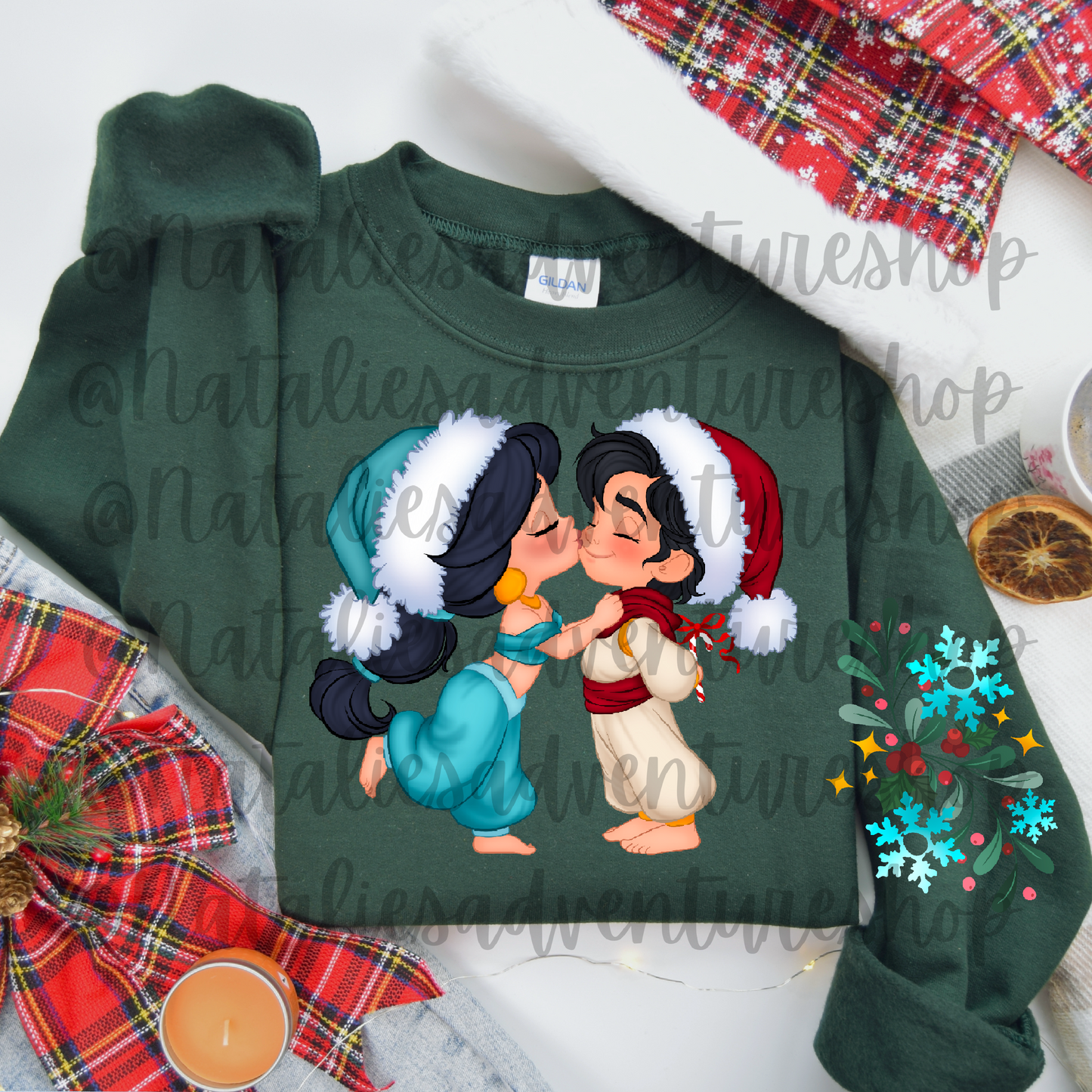 *Pre-Order* Princess Couple J + A Christmas Crewneck