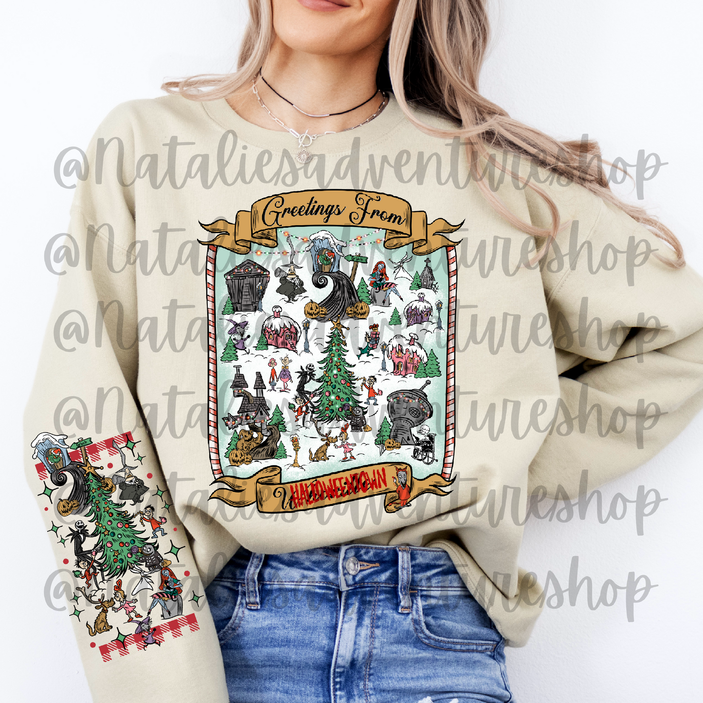 *Pre-Order* NBC x WHOVILLE Christmas Crewneck