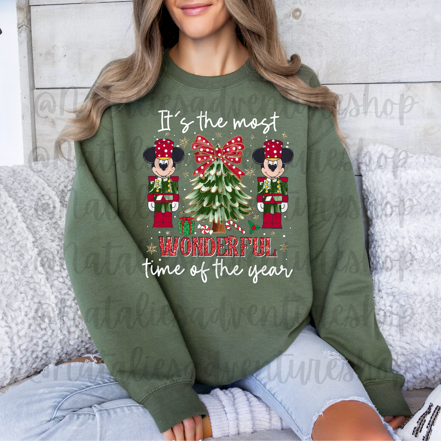 *Pre-Order* Wonderful Time Mouse Nutcracker Crewneck