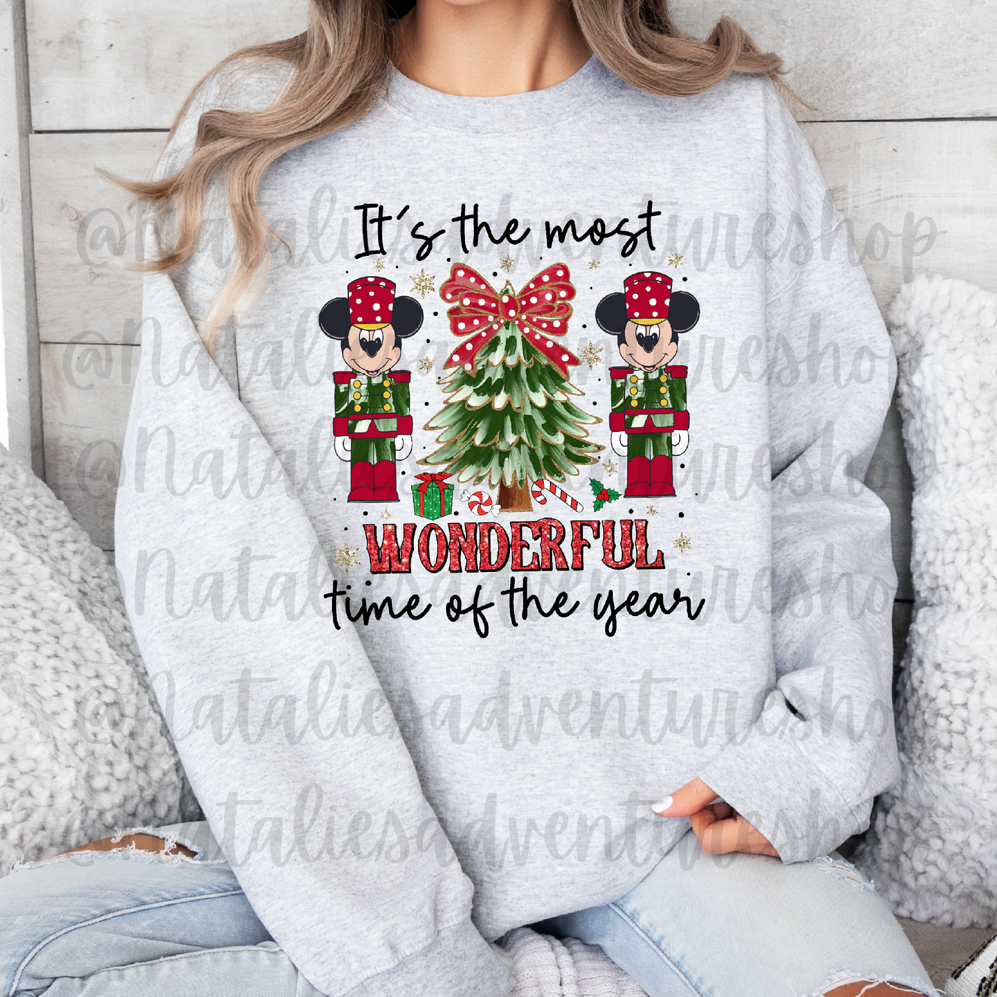 *Pre-Order* Wonderful Time Mouse Nutcracker Crewneck