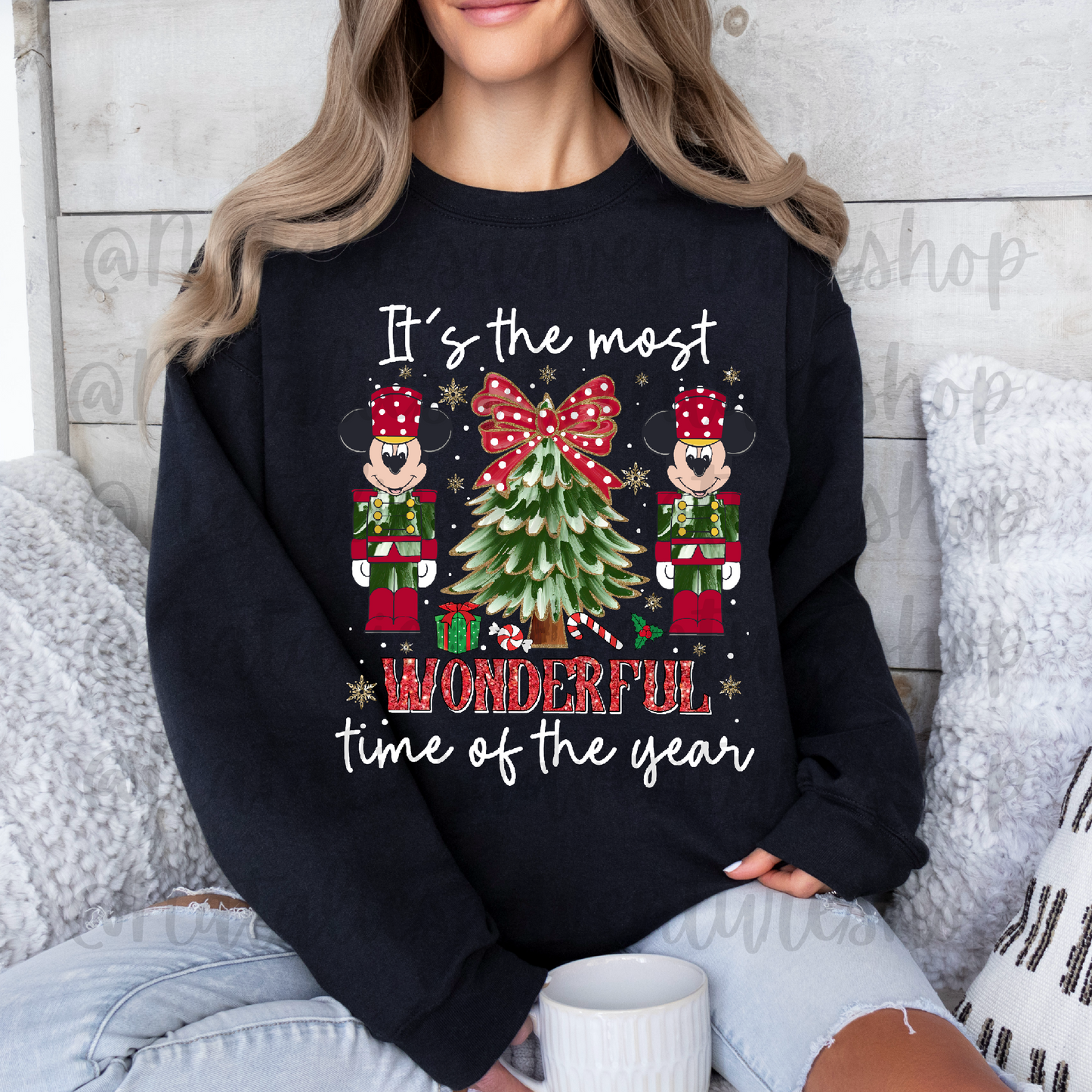 *Pre-Order* Wonderful Time Mouse Nutcracker Crewneck