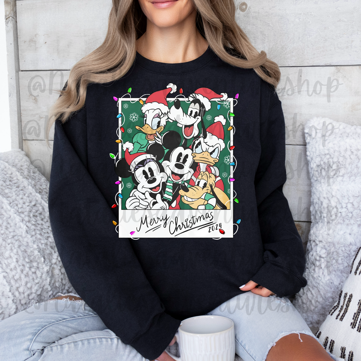 *Pre-Order* Mouse and Friends Christmas Polaroid Crewneck