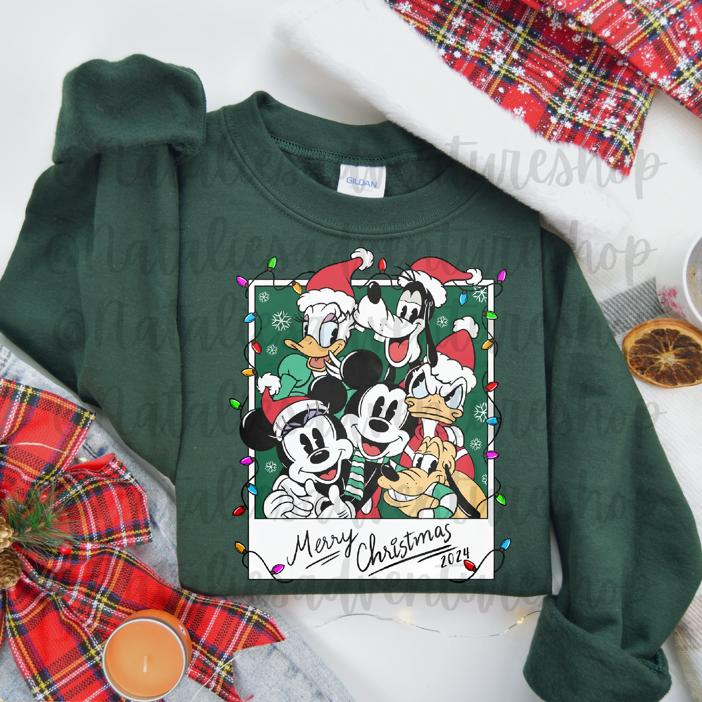 *Pre-Order* Mouse and Friends Christmas Polaroid Crewneck