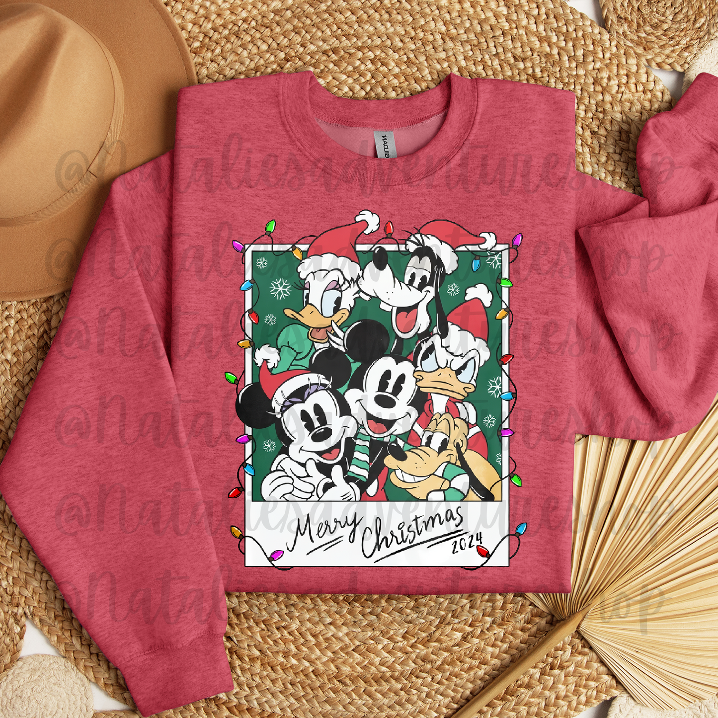 *Pre-Order* Mouse and Friends Christmas Polaroid Crewneck