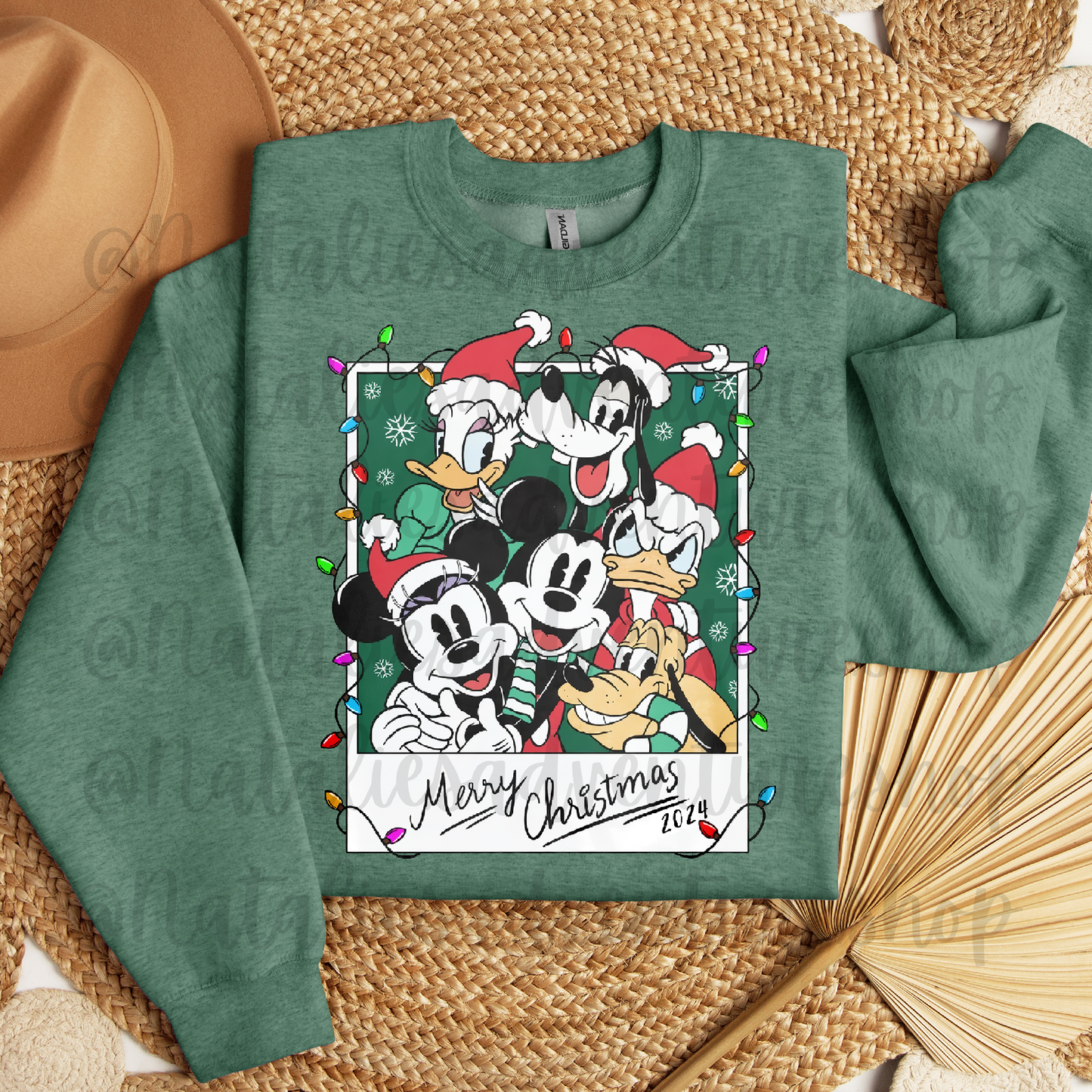 *Pre-Order* Mouse and Friends Christmas Polaroid Crewneck