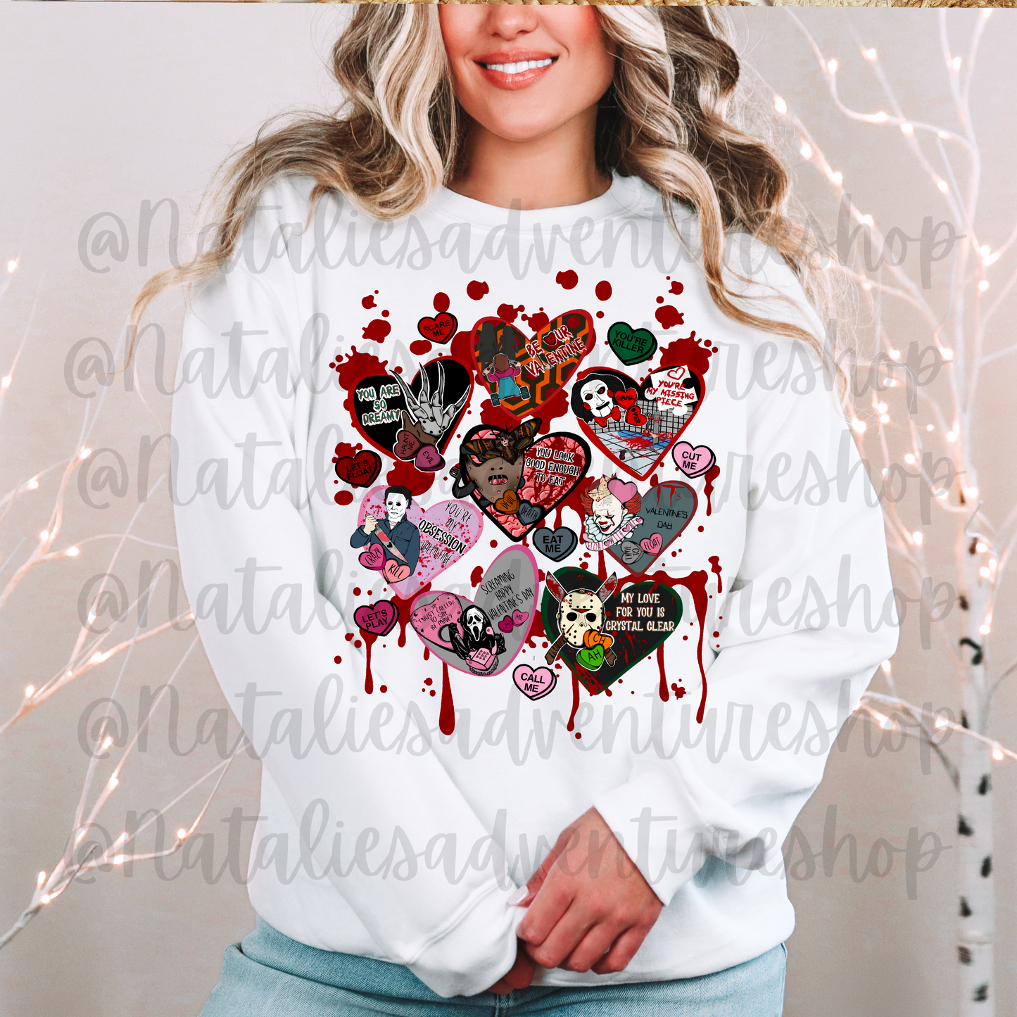 *Pre-Order* Horror Hearts Crewneck