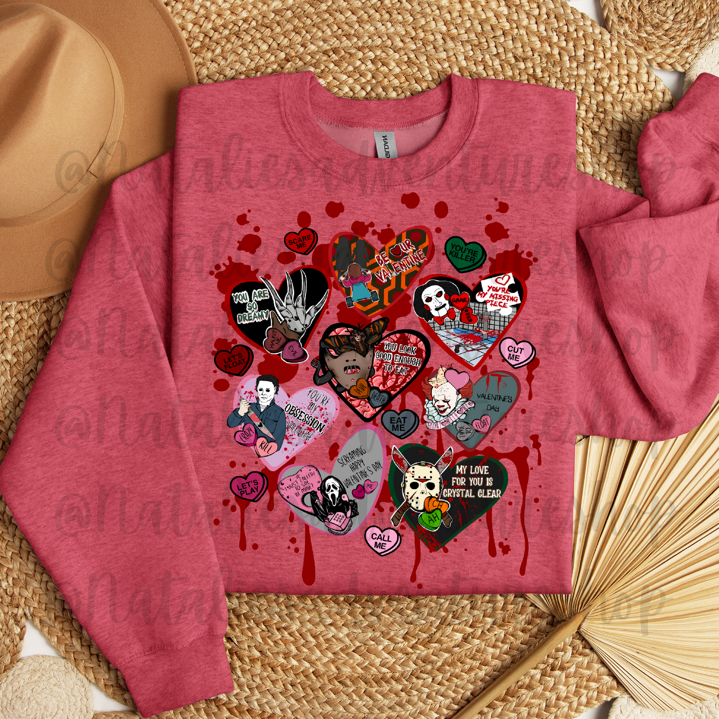*Pre-Order* Horror Hearts Crewneck