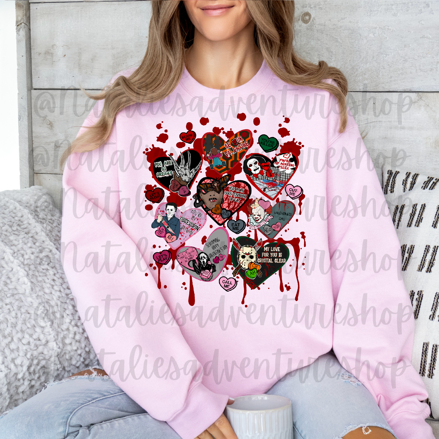 *Pre-Order* Horror Hearts Crewneck