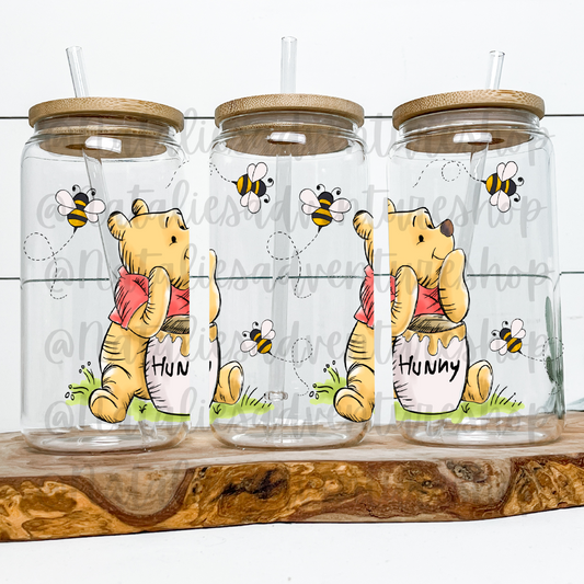 *Pre-Order* Honey Bear 16oz Glass Can