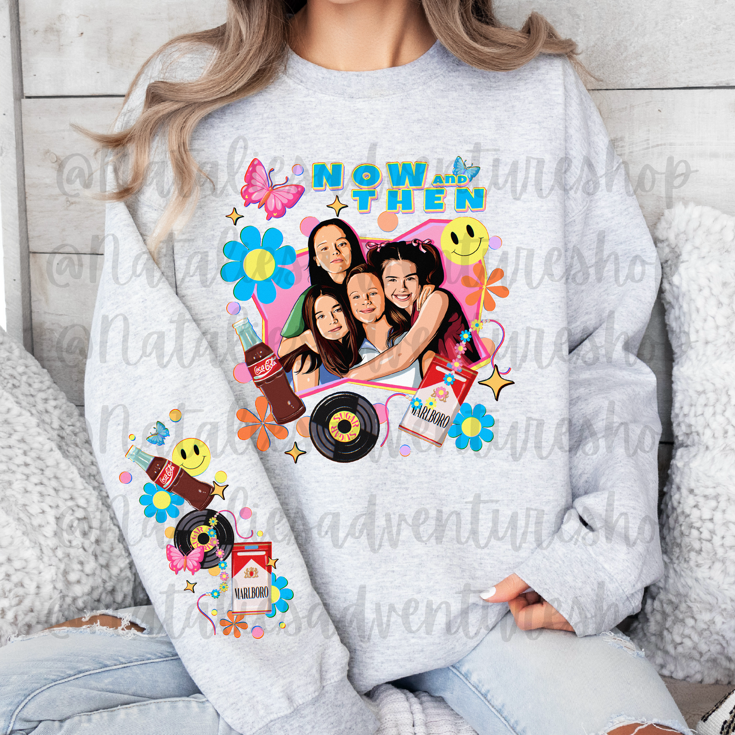 *Pre-Order* Now & Then 90'S Movie Crewneck