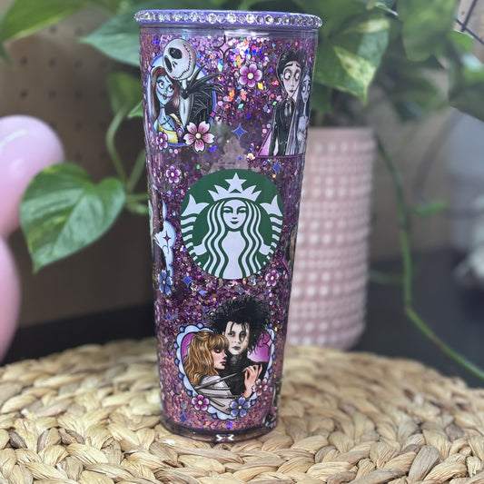 *Pre-Order* TB Movies 24oz Snowglobe Tumbler (1 Available)