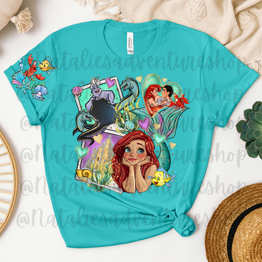 *Pre-Order* Mermaid Cartoon Bella + Canvas T-Shirts