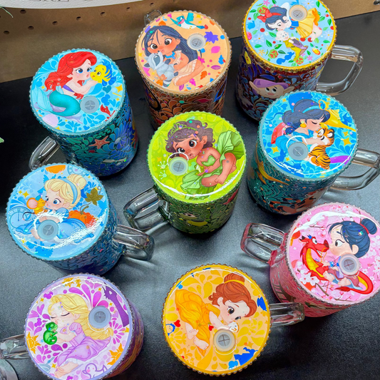 PRE-ORDER Princess 15oz Snowglobe Mugs NOT RESTOCKING