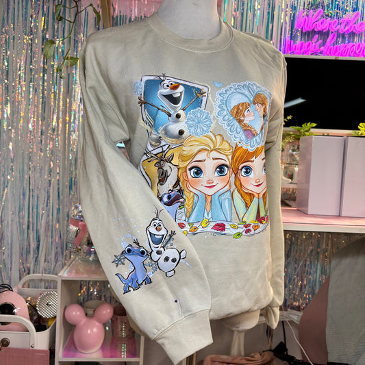 *READY TO SHIP* SMALL FROZEN CREWNECK