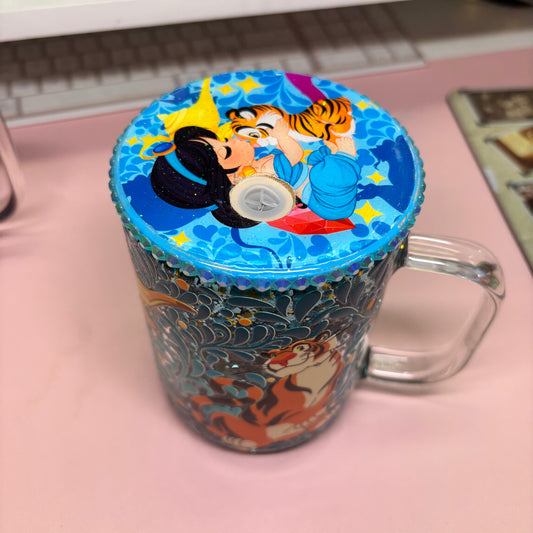 Ready to Ship Jaz 15oz Snowglobe Glass Mug