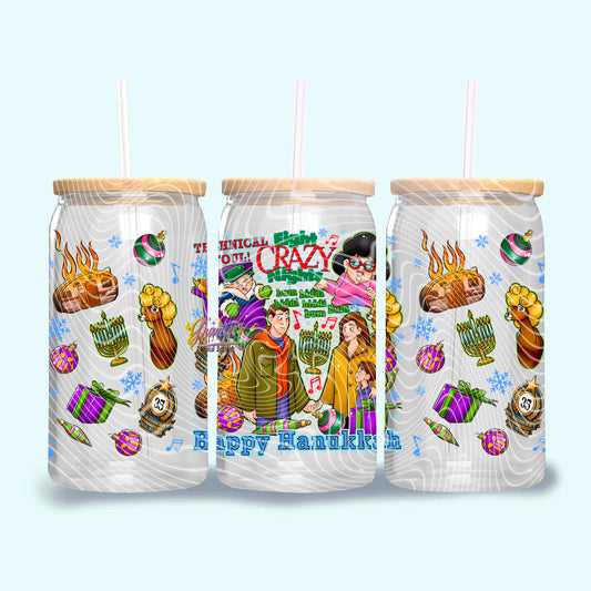 *Pre-Order* Eight Crazy Nights 16oz Glass Can