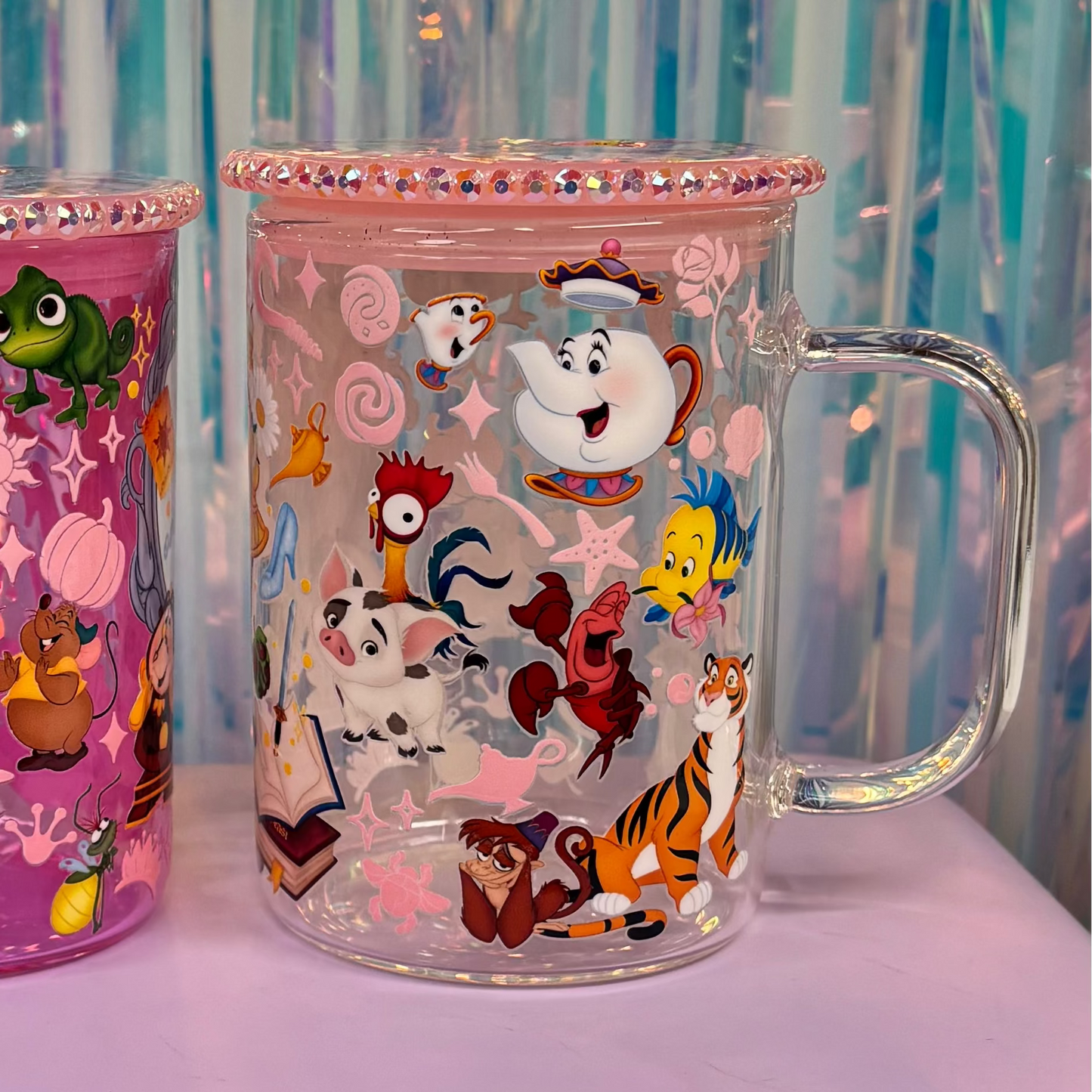 Ready to Ship Sidekicks Glass Mug only Clear available