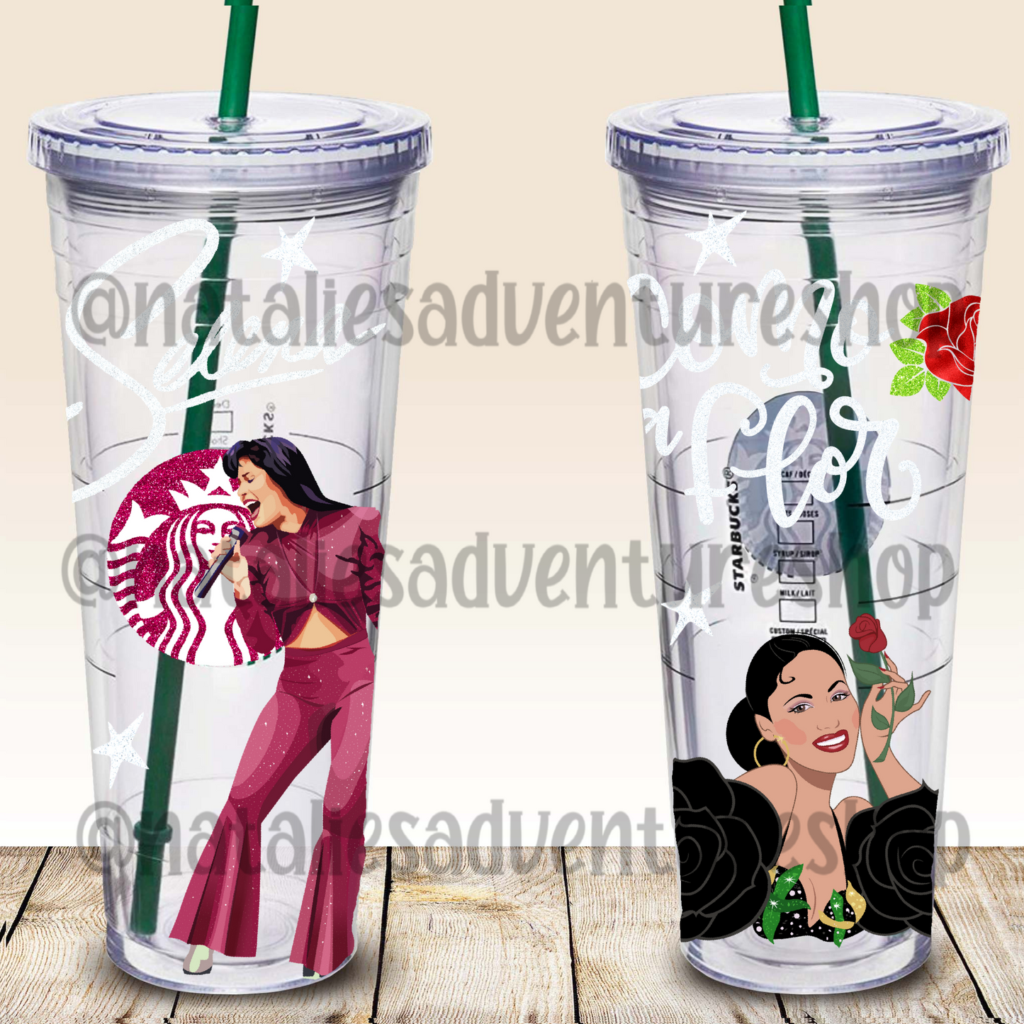 *Pre-Order* Tejano Queen 2.0 24oz Snowglobe Tumbler