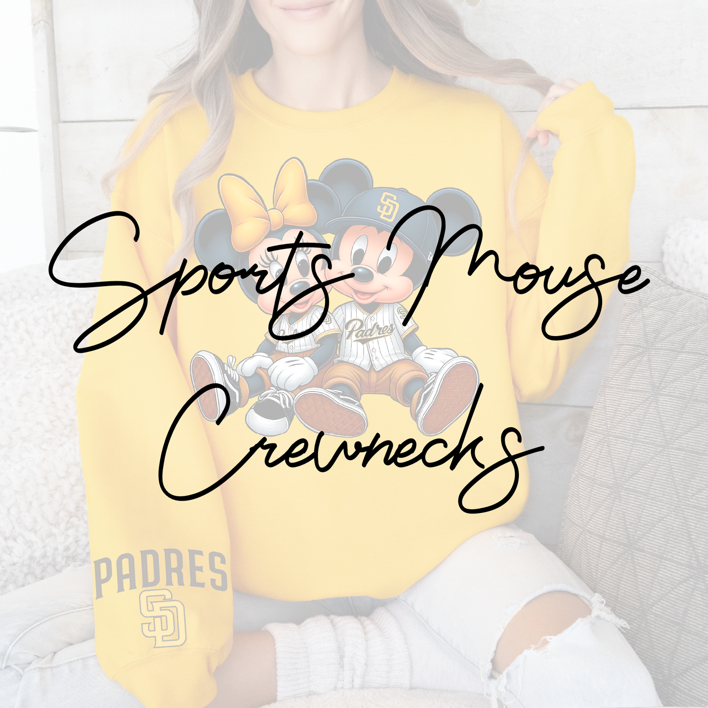 *Pre-Order* Sports Mouse Crewneck