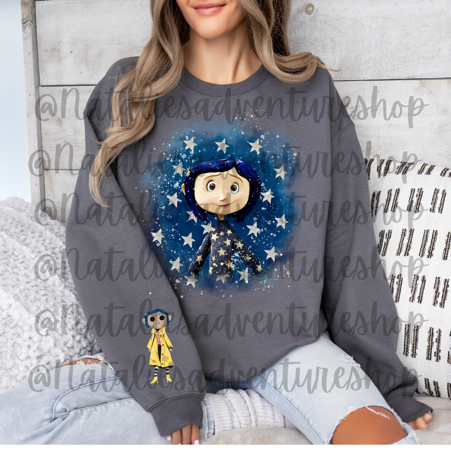 *Pre-Order*  Blue Star Cora Crewneck