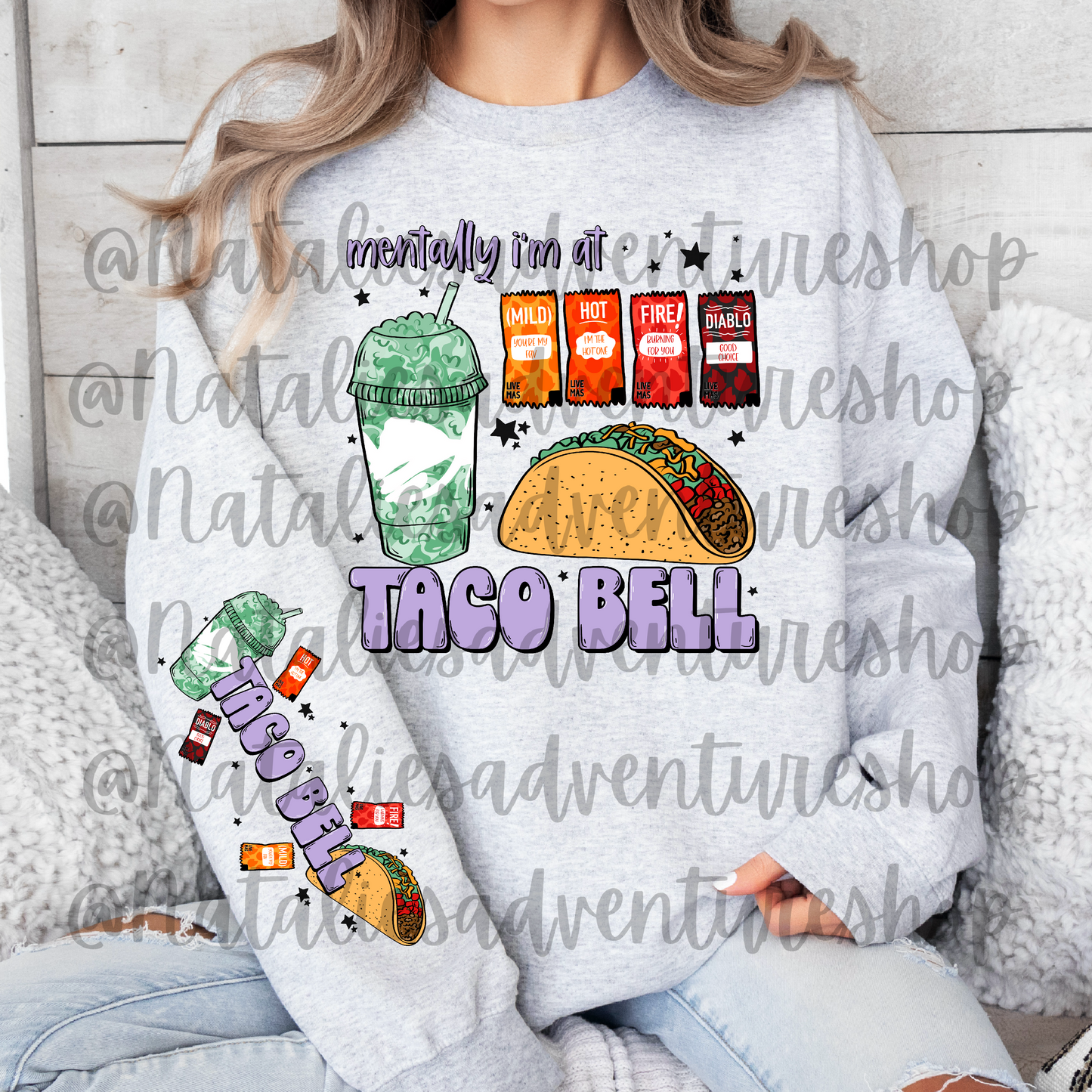 *Pre-Order* Mentally at Taco B Crewneck