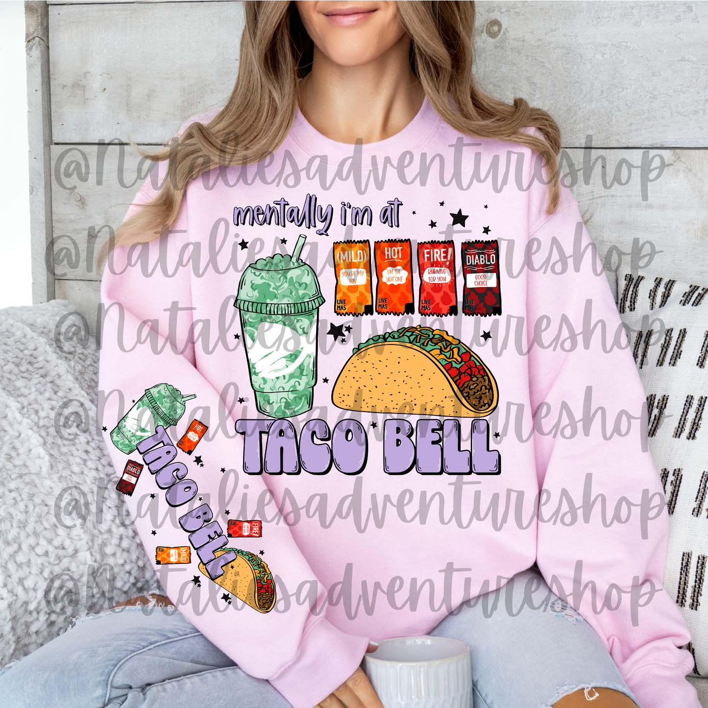 *Pre-Order* Mentally at Taco B Crewneck