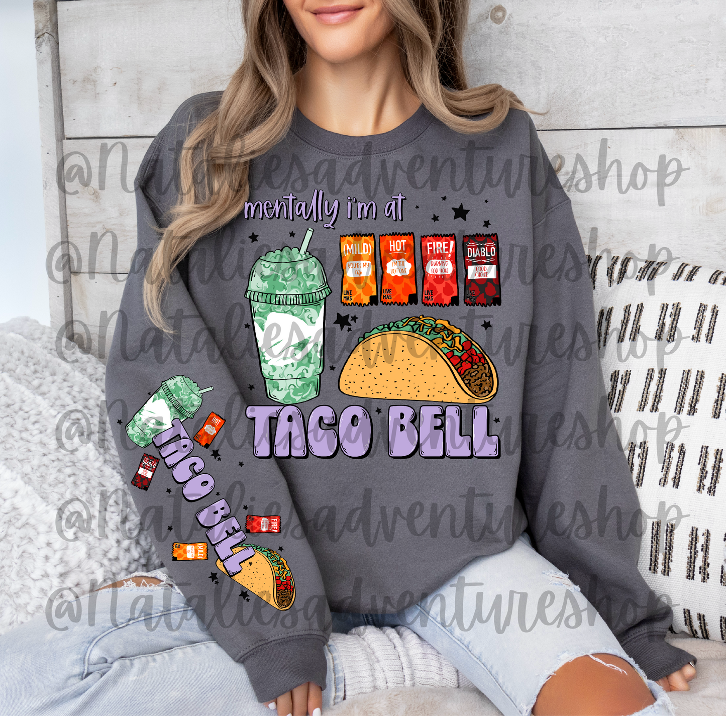 *Pre-Order* Mentally at Taco B Crewneck