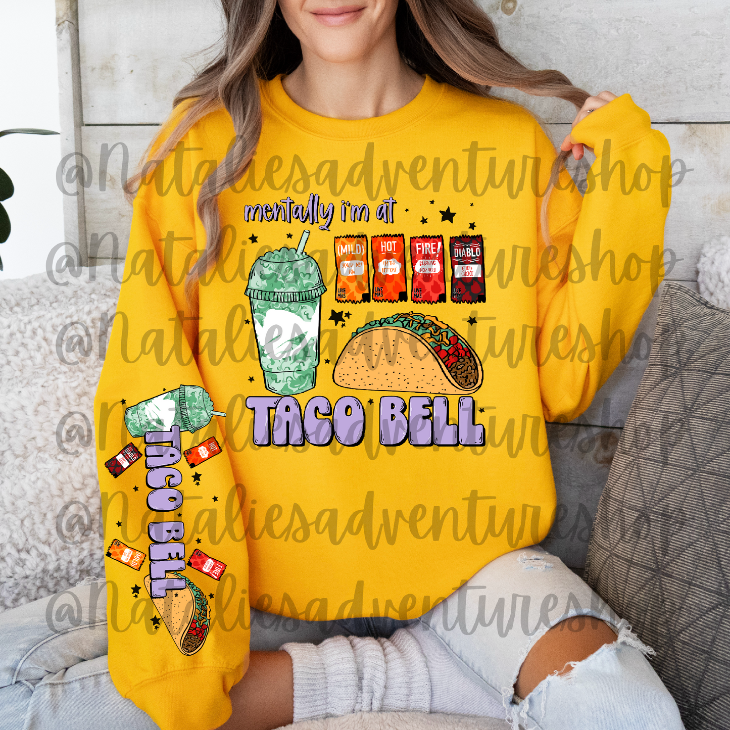 *Pre-Order* Mentally at Taco B Crewneck