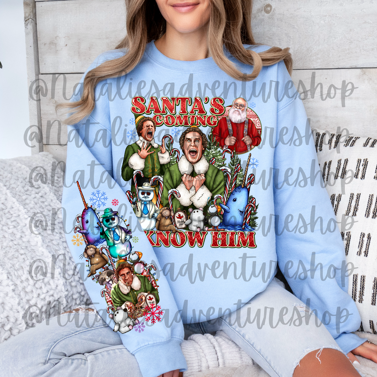 *Pre-Order* Santa I know Him! Crewneck